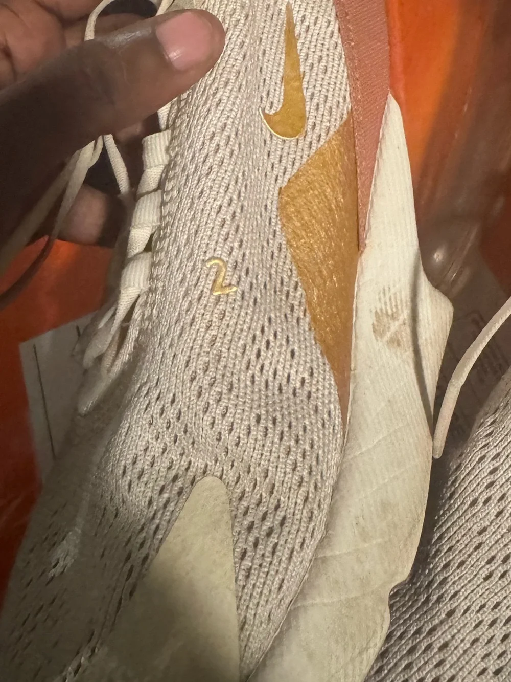 Nike Women's Air Max 270 in Cream, Gold & Brown
